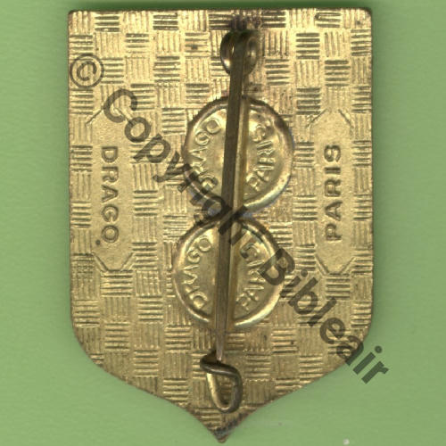 4515.EMGFA GLA.49 BRAZZAVILLE  DrP+DPast Guilloche Cloisonne motifs relief Src.Y.GENTY 28Eur(x2) 